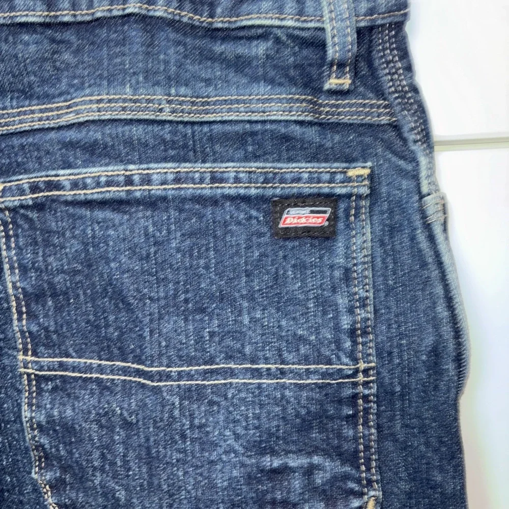 DICKIES UTILITY JEAN MENS 44X32 Carpenter denim y2k blue